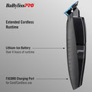 BaBylissPRO Limited Edition Lithium FX+ Cord/Cordless Ergonomic Trimmer - Matte Black (FX773NMB)