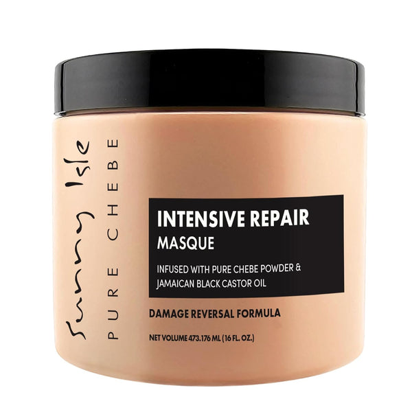 Sunny Isle Pure Chebe Intensive Repair Hair Mask w/ Pure Chebe Powder & Jamaican Black Castor Oil (473.176ml/16oz)