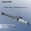 BaBylissPRO Limited Edition 1.25" Nano Titanium Extended Barrel Curling Iron - Grey (BNTW125XLGY)