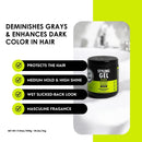Rolda Extra Strong Hold Medium Shine Black Styling Gel w/ Activated Charcoal