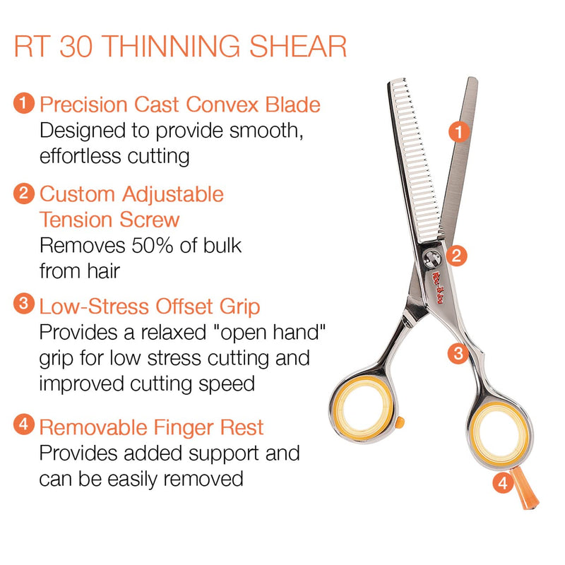 Cricket Centrix Roc-It Dog RT 30 Professional Thinning Shear