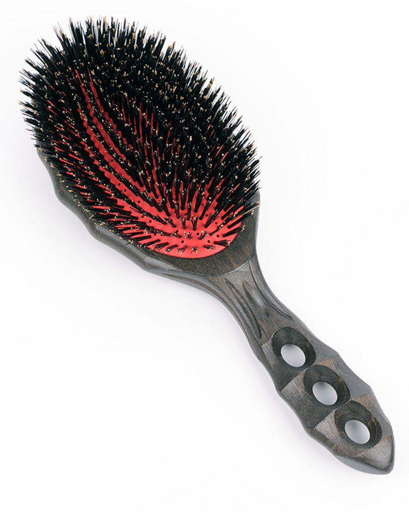 YS Park Beetle Luster Air Eco Styler Normal Cushion Carbon Wood Air Vent Brush (BR68AC1)