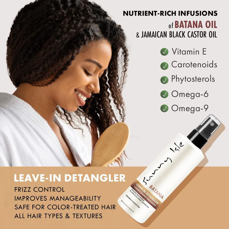 Sunny Isle Batana Leave-In Detangling Conditioner (236.58ml/8oz)