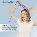 BaBylissPRO Nano Titanium ConiCurl Tapered Curling Wand 1.25" to 0.75" (BNT125TB)
