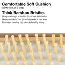 Olivia Garden Healthy Hair Eco Friendly Bamboo Ionic Massage Paddle Collection (HH)