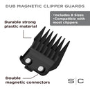 StyleCraft 8pc Universal Magnetic DUB Clipper Guards (SCDMGB)