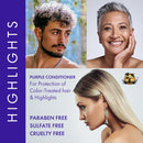 Sunny Isle Color Balance Color Enhancing Purple Reconstructive Conditioner for Blonde, Silver Hair & Highlights (298ml/10.1oz)