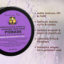 Sunny Isle Jamaican Black Castor Oil Lavender Hair Food Pomade (120ml/4oz)