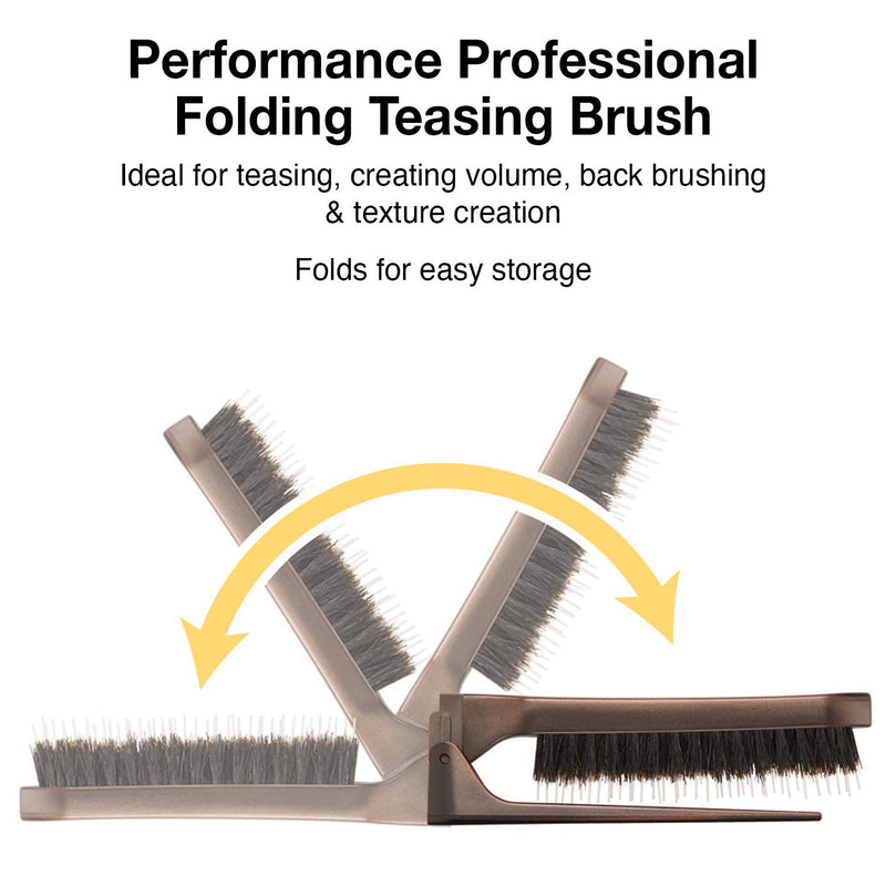 Olivia Garden Style Up High Performance Professional Folding Teasing Brush (STU)