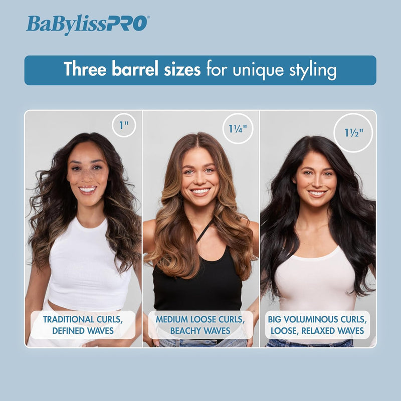 BaBylissPRO Nano Titanium Extended Barrel Curling Iron