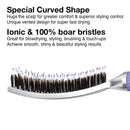 Olivia Garden FingerBrush Curved & Vented Ionic & Boar Combo Brush Collection (FBCO)