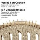 Olivia Garden Healthy Hair Eco Friendly Bamboo Ionic Paddle Brush (HH-P)