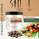 Sunny Isle Anti-Thinning Batana Intensive Repair Hair Mask Infused w/ Jamaican Black Castor Oil & Biotin (473.176ml/16oz)