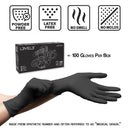L3VEL3 Professional Nitrile Gloves 100pk - Black