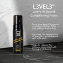 L3VEL3 Leave-In Beard Conditioning Foam (150ml/5oz)