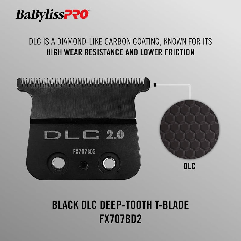 BABYLISSPRO SKELETON TRIMMER REPLACEMENT T-BLADE GRAPHITE FX707B BABYLISSPRO SKELETON TRIMMER REPLACEMENT T-BLADE GRAPHITE FX707B