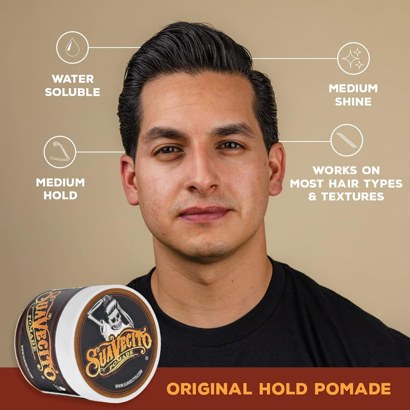 Suavecito Original Medium Shine Pomade w/ Medium Hold