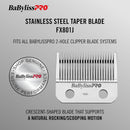 BaBylissPRO Stainless Steel Taper Replacement Blade (FX801J)