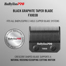 BaBylissPRO Black Graphite Replacement Taper Blade (FX803B)