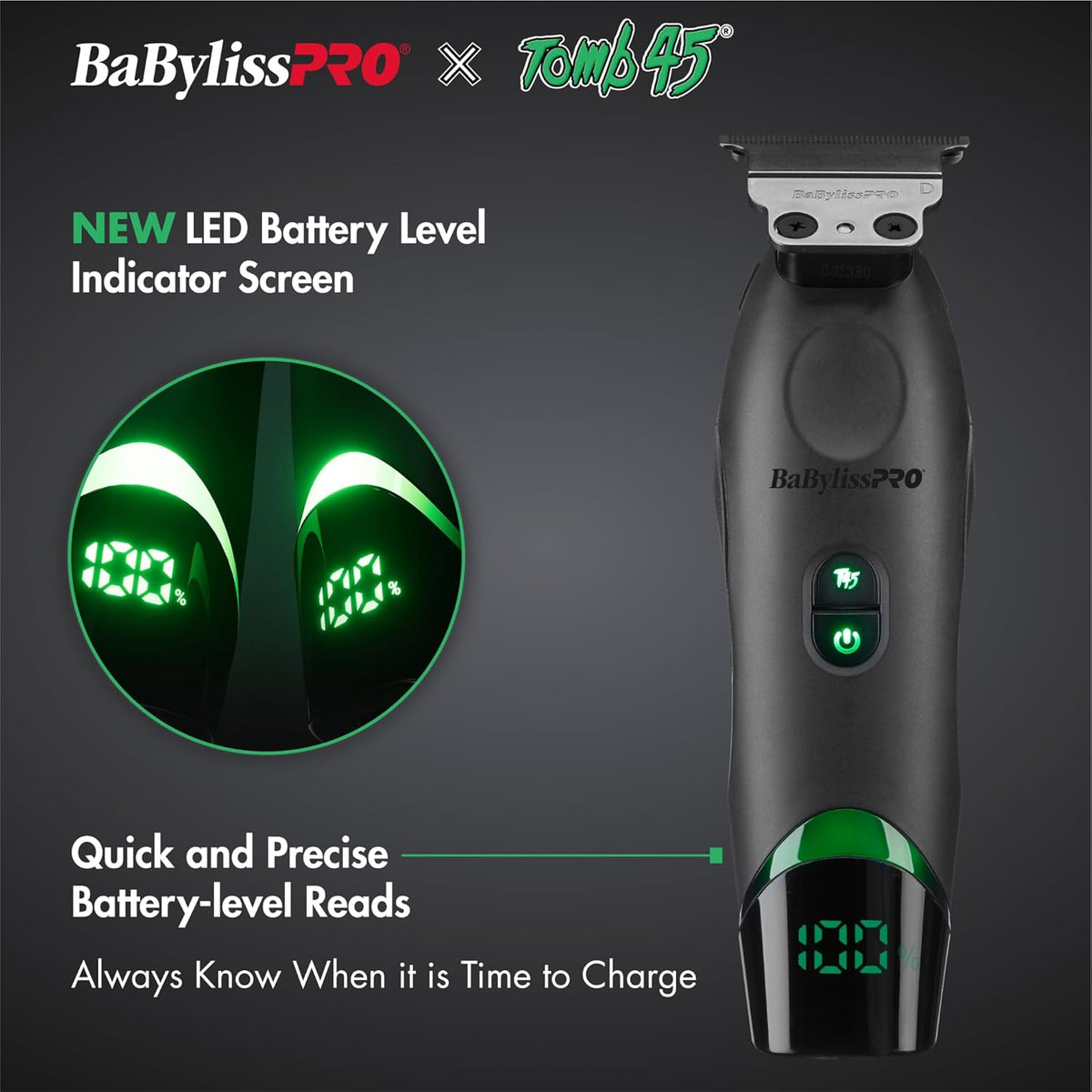 BaBylissPRO x Tomb45 Wireless Charging Trimmer (FXT45T)