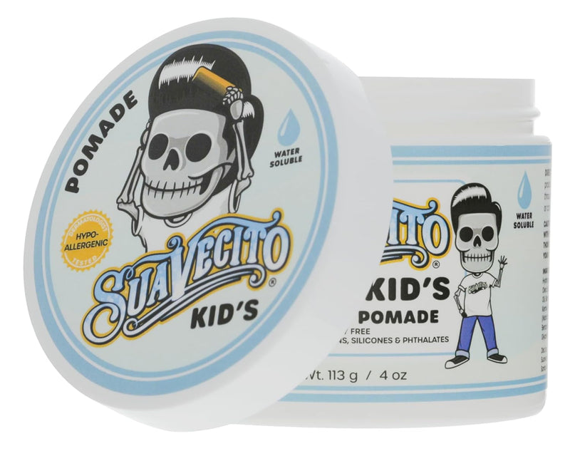 Suavecito Water Soluble Light Hold Medium Shine Pomade for Kids (113g/4oz)