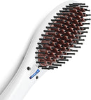 StyleCraft Ionic Straightening Hot Brush w/ Cool Tips & LED Display (SC705W)