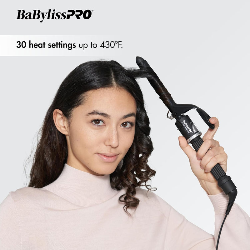 BaBylissPRO Porcelain Ceramic Spring Curling Iron