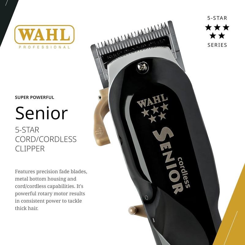 Wahl Professional 5-Star Senior Cordless Clipper (8504-400)