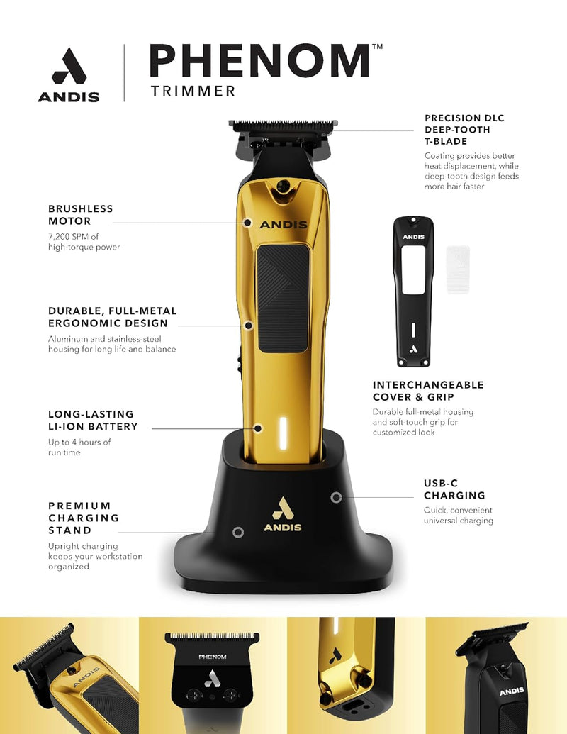 Andis Phenom Brushless Motor Trimmer (562026)
