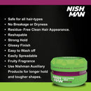 Nishman 05 Keratin High Hold Medium Shine Styling Wax - Forest Fruit (150ml/5oz)