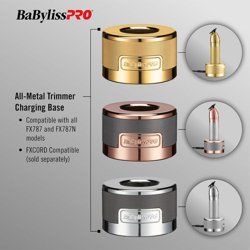 BaBylissPRO RoseFX Trimmer Charging Base for FX787 & FX788 Trimmers (FX787BASE-RG)