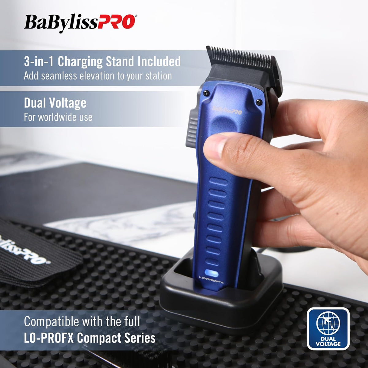 BaBylissPRO FXONE Lo-PRO FX High Performance Compact Clipper (FX82)