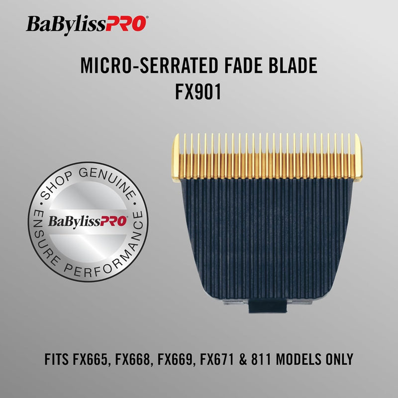 BaBylissPRO DLC Titanium Micro-Serated Specialized Ferrari Blade (FX901)