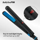 BaBylissPRO Limited Edition Black & Blue Nano Titanium Digital Flat Iron - 1" (BNTMB4095TUC)