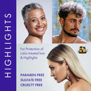 Sunny Isle Color Balance Color Enhancing Purple Shampoo for Blonde, Silver Hair & Highlights (298ml/10.1oz)