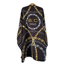 StyleCraft Professional Water Resistant Barber Chain Design Hair Cutting Cape - One Size