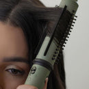 StyleCraft Sage Retractable Styling Brush & Curling Wand w/ Ceramic Barrel - 1.25" (SC716GR)
