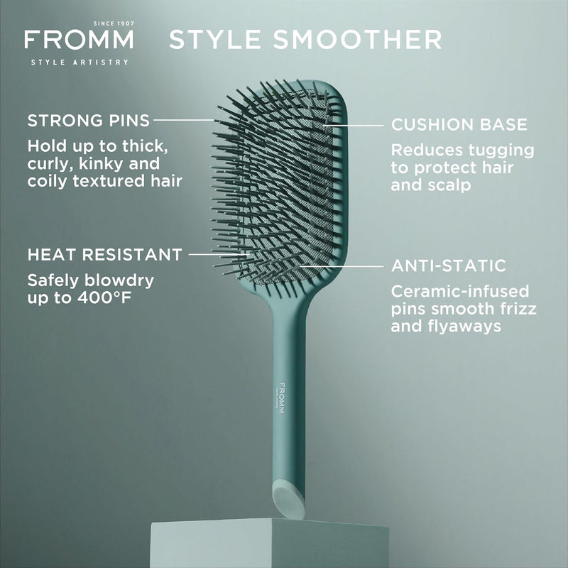 FROMM Curl Studio Style Smoother Paddle Hair Brush