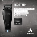Andis Master Cordless Clipper Black Label Edition w/ Phaze Blade MLC (561895)