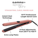 Gamma+ Keratin Glory Flat Iron