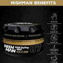 Nishman 07 High Hold High Shine Styling Wax - Gold One (150ml/5oz)