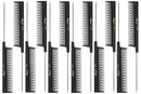 Krest 8" Rattail Teaser Comb - Black (No. 4760)