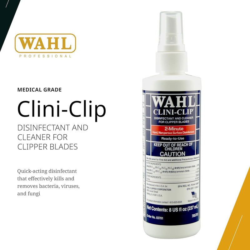 Wahl Professional Clini Clip Blade Disinfectant Spray 8oz (3701)