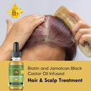 Sunny Isle Rosemary Mint Lite Hair & Strong Roots Oil w/ Jamaican Black Castor Oil & Biotin (59ml/2oz)
