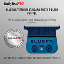 BaBylissPRO Blue Titanium Standard Tooth T-Blade (FX707BL)