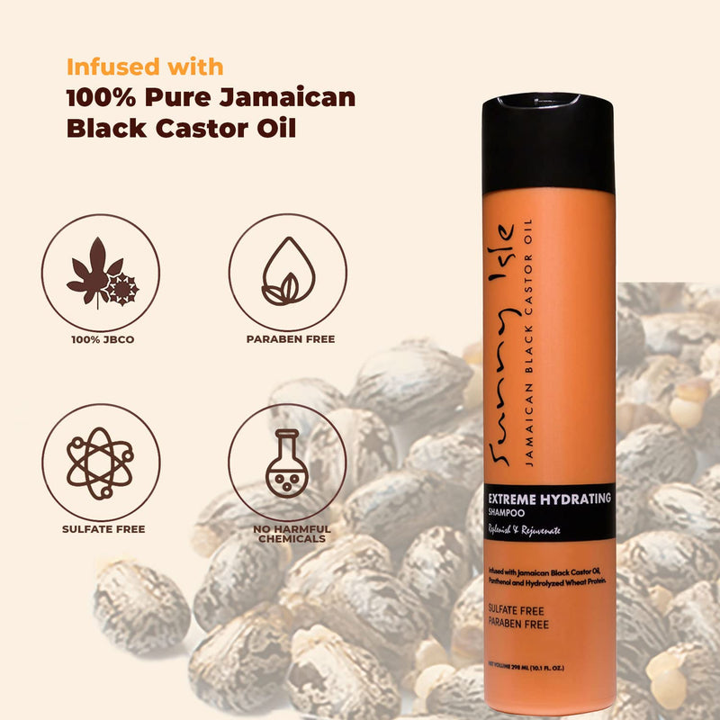 Sunny Isle Extreme Hydrating Shampoo w/ Jamaican Black Castor Oil (298ml/10.1oz)