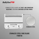 BaBylissPRO Stainless Steel Clipper Fade Blade (FX8010J)