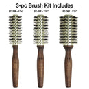 Olivia Garden EcoCeramic Firm Bristles Thermal Brush Collection (ECF)