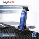 BaBylissPRO FXONE LO-PROFX High Performance Low Profile Compact Trimmer - Blue (FX72)