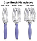 Olivia Garden FingerBrush Curved & Vented Ionic Brush Collection (FB)